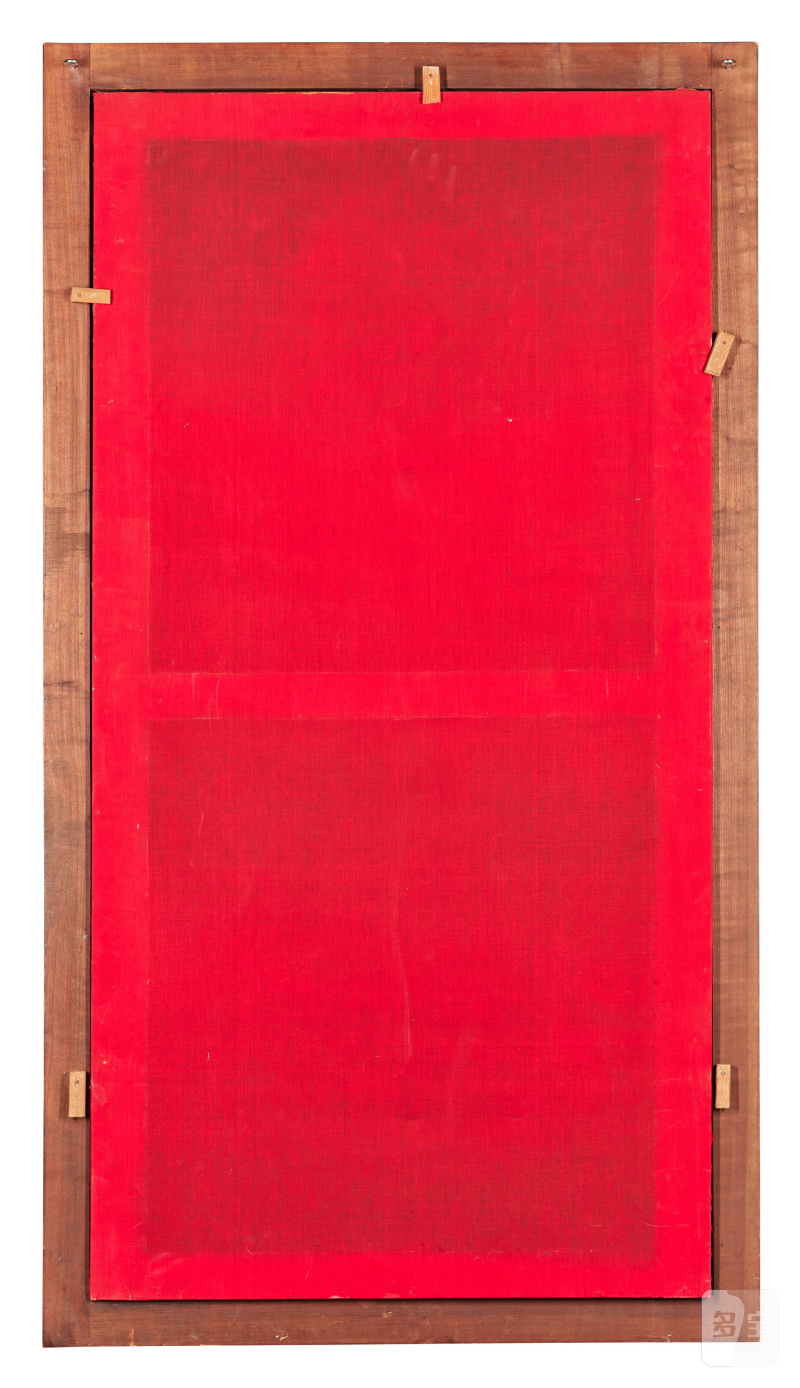 RARE TENTURE EN BROCART DE SOIE REPRÉSENTANT LES BOUDDHAS DES TROIS ÂGES ( WULIANGSHOUZUNFO )  CHINE, DYNASTIE QING, ÉPOQUE QIANLONG (1736-1795) - 图3
